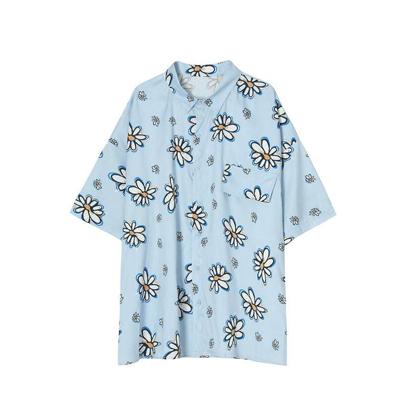 Little Daisy Short-Sleeved Shirt Men - Minihomy