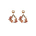 Pearl Earrings Temperament Super Fairy Crystal Net Red Earrings Design Leaf Earrings - Minihomy