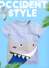 Boy'S T-Shirt Knitted Cotton Short Sleeve Cartoon Children'S T-Shirt - Minihomy