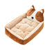 Large Pet Cat Dog Bed 7Colors Warm Cozy Dog House Soft Fleece Nest Dog Baskets - Minihomy