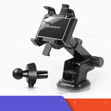 Car Phone Holder - Triple Swivel Adjustable Navigation Stand - Minihomy