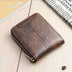 Korean fashion men''s short wallet classic popular horizontal large capacity zipper multi Card Business Wallet - Minihomy