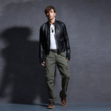 Mens Cotton Casual Pants - Minihomy