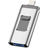 Four-in-one Small Push-pull Metal USB Drive - Minihomy