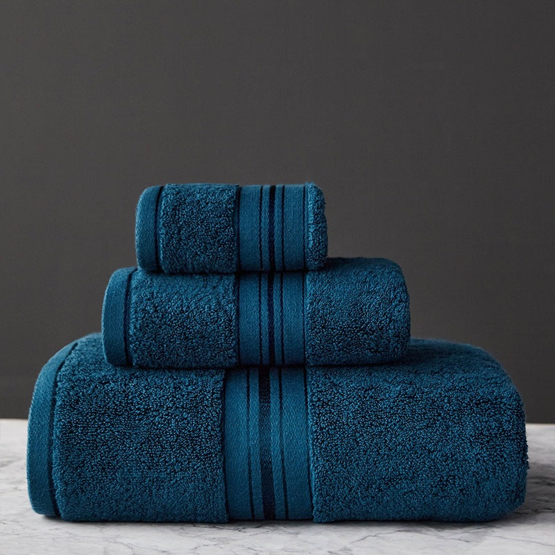 Egyptian Cotton Towel Set Bath Towel And Face Towel Soft Comfortable Bathroom Towel - Minihomy