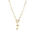 Letter Necklace Real Gold Plated Trend Hip Hop Necklace - Minihomy