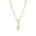 Letter Necklace Real Gold Plated Trend Hip Hop Necklace - Minihomy