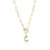 Letter Necklace Real Gold Plated Trend Hip Hop Necklace - Minihomy