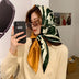 Large Square Scarf Thin Style Gauze Scarf Versatile Retro Sunscreen Scarf Women'S - Minihomy