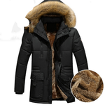 Down Parka Men Winter Jacket Hooded Down Coat - Minihomy