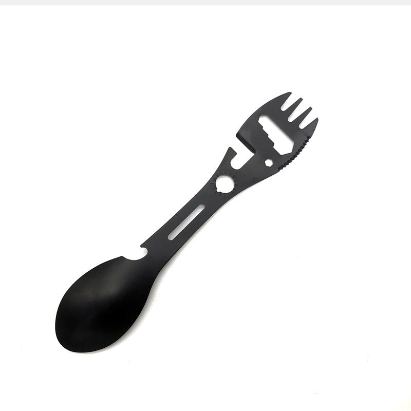 Multifunctional Outdoor Camping Survival Fork Spoon Kitchen Multifunctional Wrench - Minihomy