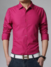 Business Shirt Candy Color Men's Casual Long-Sleeved Shirt - Minihomy