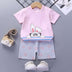 Children's Short-Sleeved Suit - Cotton Baby Summer Clothes - Minihomy