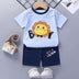 Children's Short-Sleeved Suit - Cotton Baby Summer Clothes - Minihomy