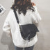 Picture In Cheek Retro Broadband One-shoulder Messenger Bag - Minihomy