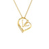 Classic Love Heart Pendant Women's Heart Necklace - Minihomy