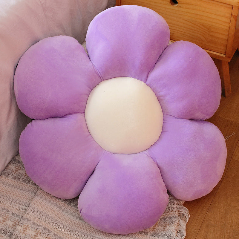 Color Flower Pillow Sun Flower Plush Cushion - Minihomy