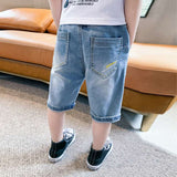 Children's Pants Boy Jeans Summer Casual Shorts - Minihomy