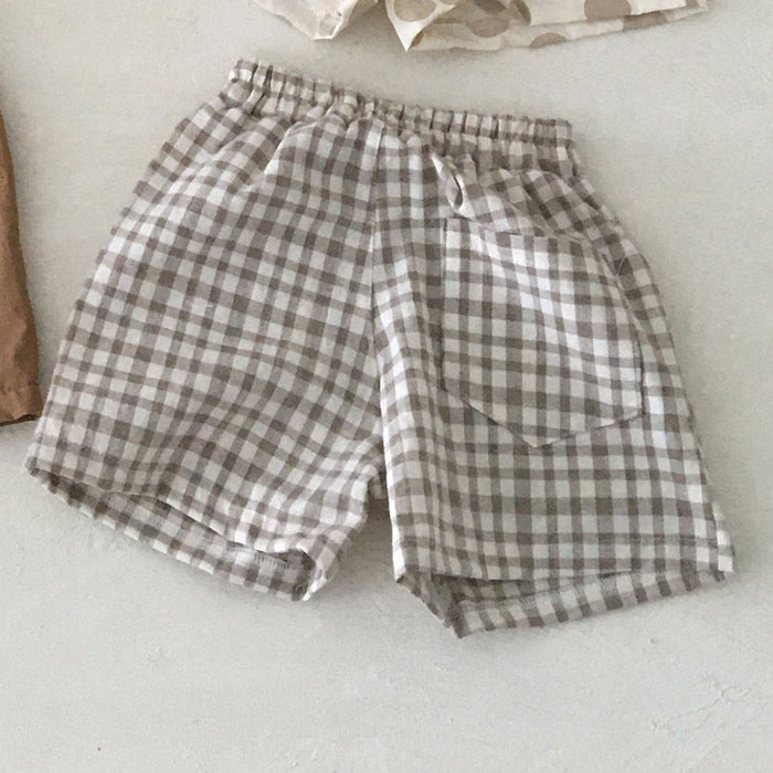 Summer Cotton And Linen Casual Shorts For Baby Thin Comfortable