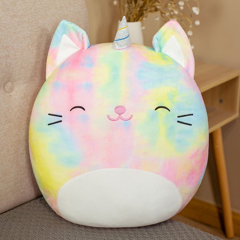 Cute Fat Fat Plush Toy Animal Doll Kawaii  Deer Pig Soft Pillow - Minihomy