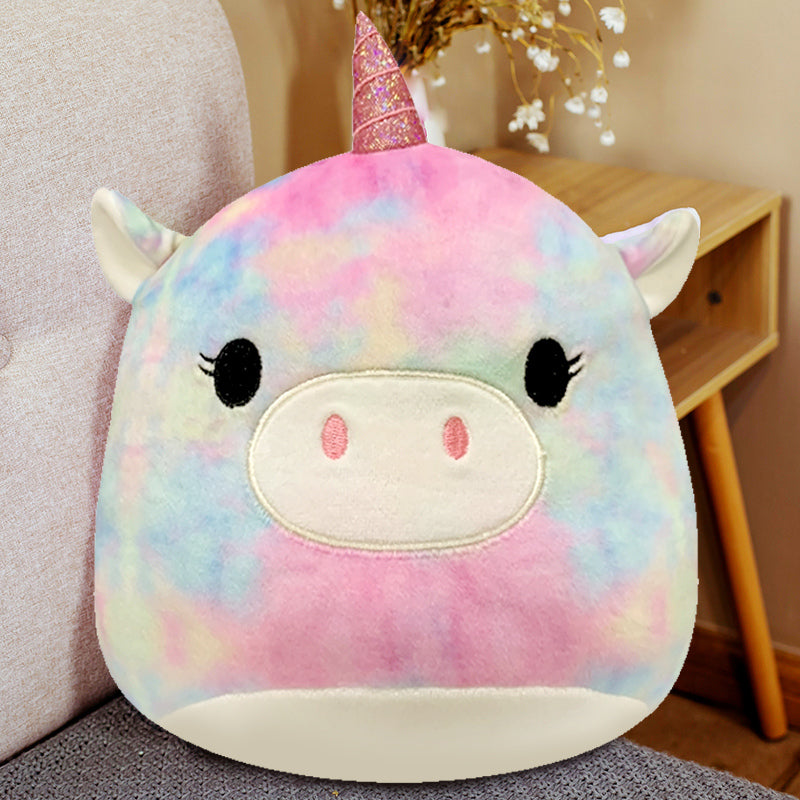 Cute Fat Fat Plush Toy Animal Doll Kawaii  Deer Pig Soft Pillow - Minihomy