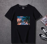 Men's Fashion Short Sleeve Harajuku Cotton Loose T-shirt - Minihomy