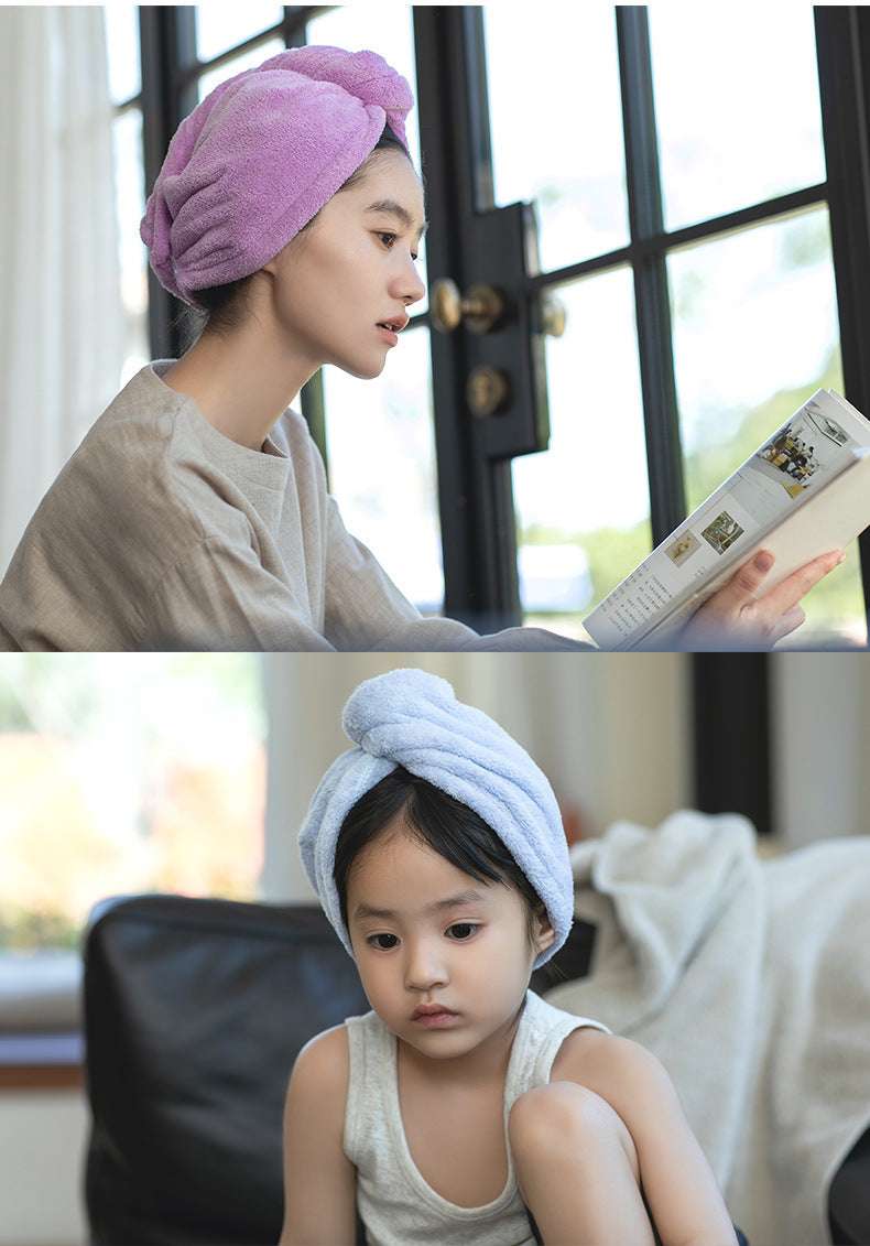 Children's Microfiber Dry Hair Towel - Minihomy