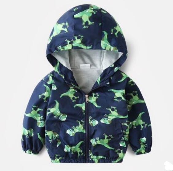 Boy jacket casual hooded jacket - Minihomy