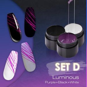 Manicure Luminous Nail Art Spider Nail Gel UV Nail Polish - Minihomy