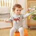 Autumn and Winter Long-Sleeved Fox One-Piece Triangle romper - Minihomy