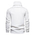 Men's Cascading Collar Sweater Coat Jacquard Pullover Sports Sweater - Minihomy