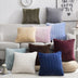 Flannel Solid Color Throw Pillow Sofa Cover Cushion Cover Nordic Style Simple Style - Minihomy