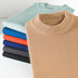 Half Turtleneck Thermal Young and Middle-Aged Casual Solid Color Sweater - Minihomy