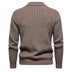 Autumn Men's Knitwear Solid Color Round Neck Sweater - Minihomy