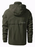 Plus Size Coat Men's Hooded Jacket Outdoor Mountaineering Leisure - Minihomy