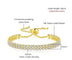 Fashion Double Row Zircon Bracelet: Sparkle with Elegance - Minihomy