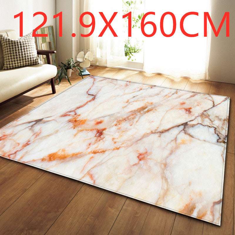 Marble Living Room Carpet Bedroom Restaurant Carpet - Minihomy