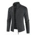 Men's Fleece-Lined Thickened Stitching Casual Cardigan Sweater - Minihomy