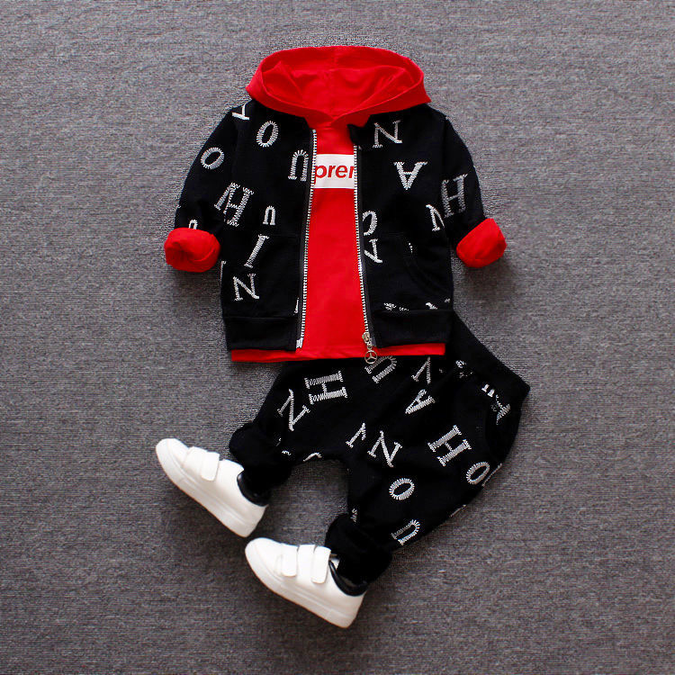 Cotton Casual Sports Suit Spring Autumn Boys clothes set - Minihomy