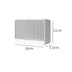 Double Grids Soap Storeage Box Wall Puch Free Drain Soap Holder - Minihomy