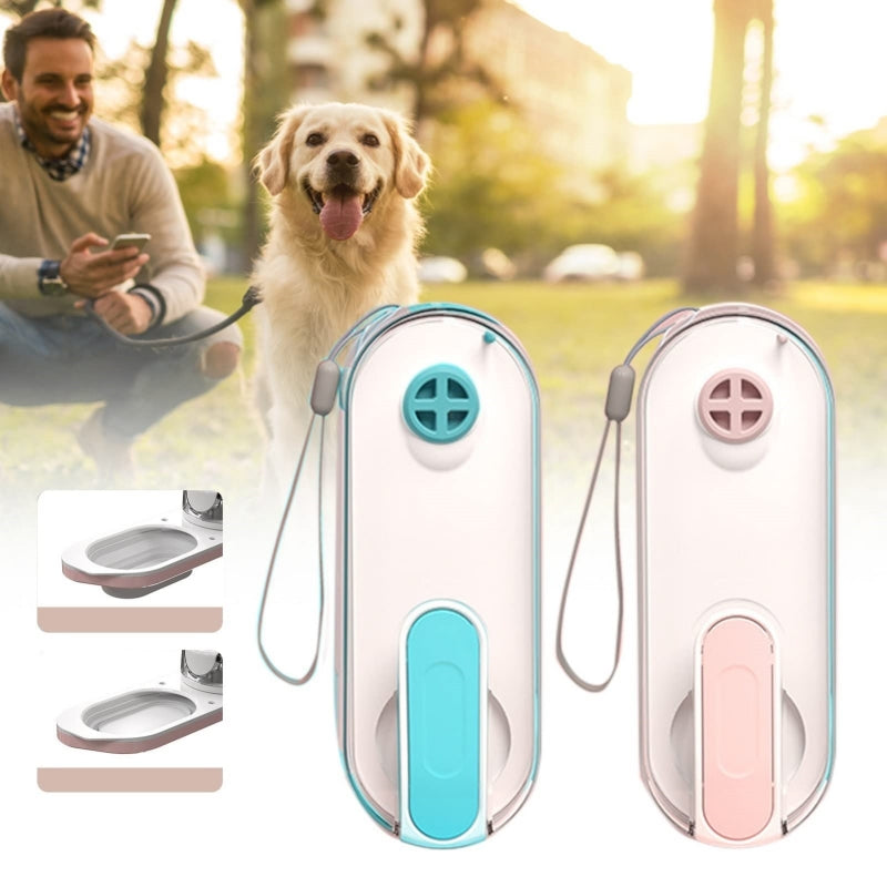 Foldable Dog Water Bottle Dispenser for Outdoor Walking - Minihomy