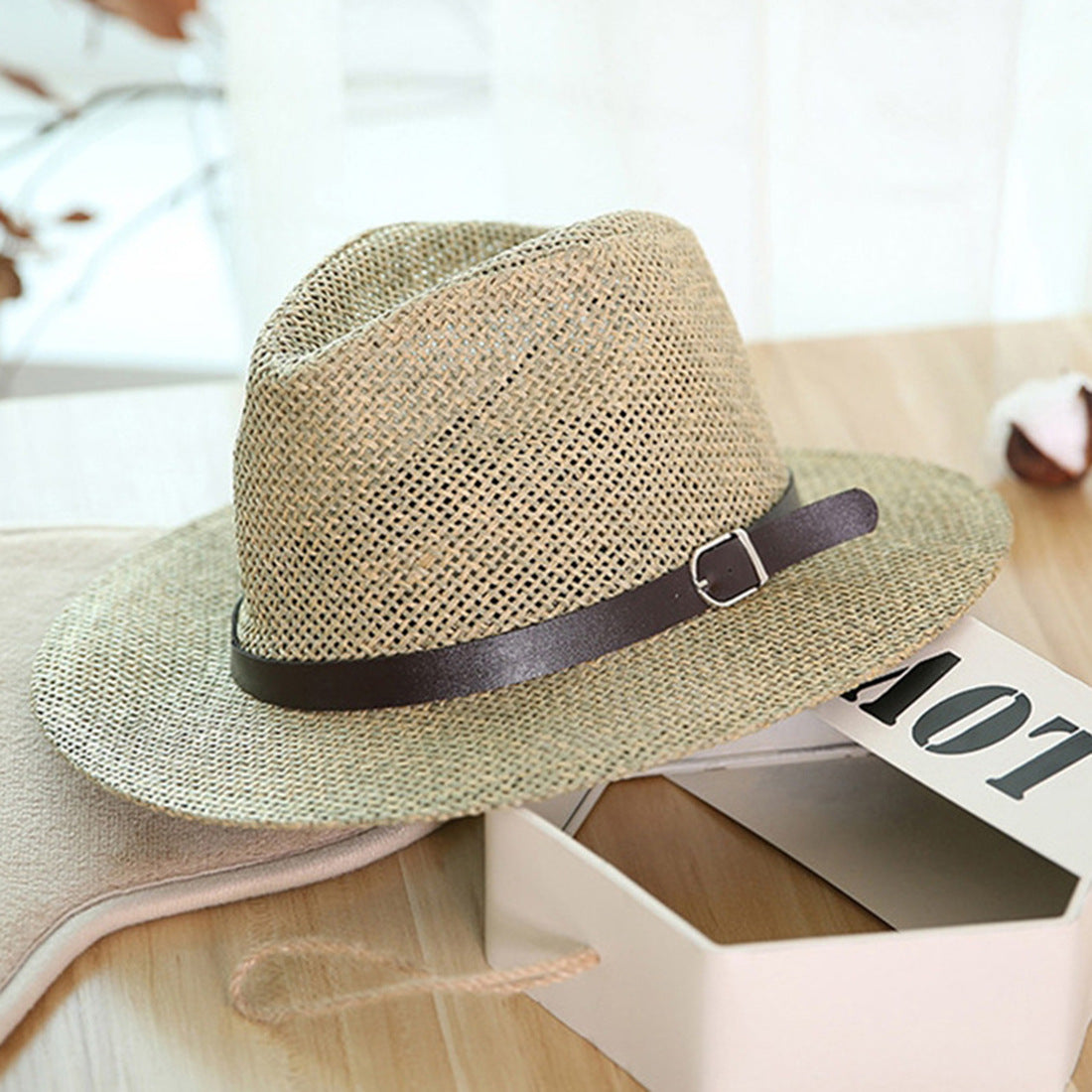 Panama Straw Hat: Sun Protection for Summer Travel & Beach - Minihomy