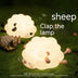 Cute Sheep Night Light for Kids - Rechargeable, Dimmable & Timing Sleep Lamp - Minihomy