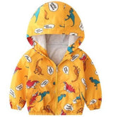 Boy jacket casual hooded jacket - Minihomy