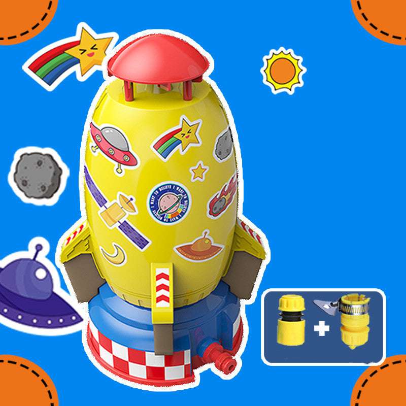 Kids Space Rocket Sprinkler Spinner - Minihomy