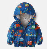 Boy jacket casual hooded jacket - Minihomy