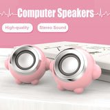 Home Wired Cute Multimedia Usb Subwoofer Mini Speakers - Minihomy