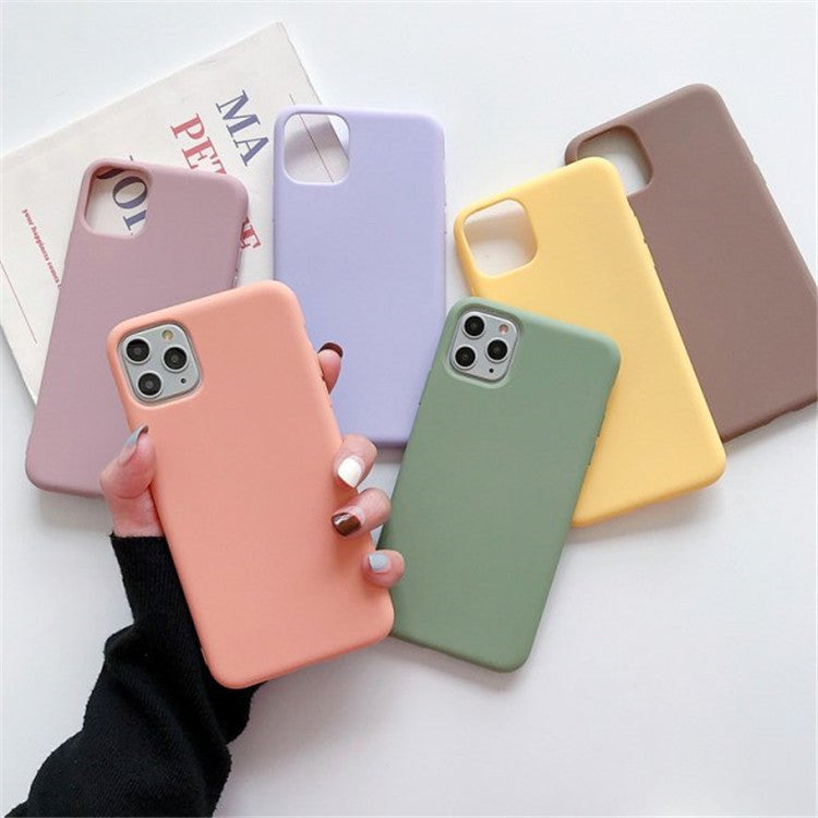 Frosted TPU Phone Case for iPhone 6s/7/8/X/11 Series - Slim, Lightweight, Shock Absorbent - Minihomy