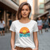 Nostalgic Retro Sunset Rays Graphic Unisex t-shirt - Minihomy