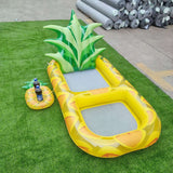 Inflatable Swimming Pool Pineapple Floating Row Air Cushion Bed - Minihomy